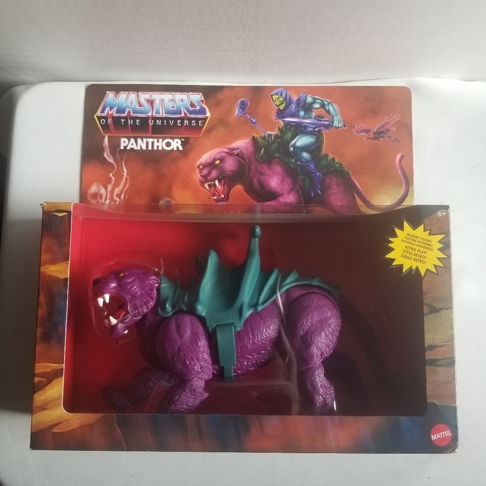 Masters Of The Universe Panthor Action Figure Toy Cat  New In Box